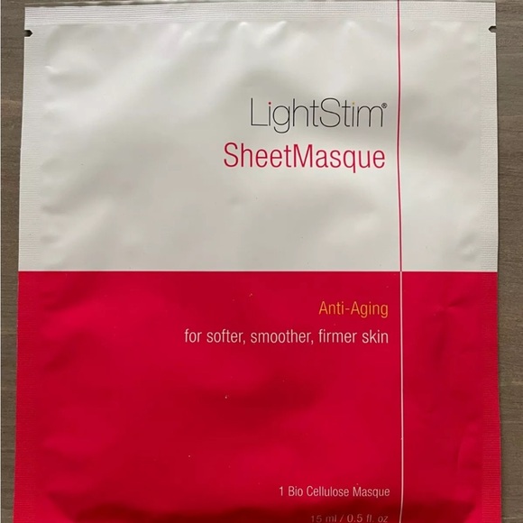 2 LightStim SheetMasques Anti-Aging Bio Cellulose Sheet Mask Hyaluronic EXP 8/22 - Picture 2 of 3